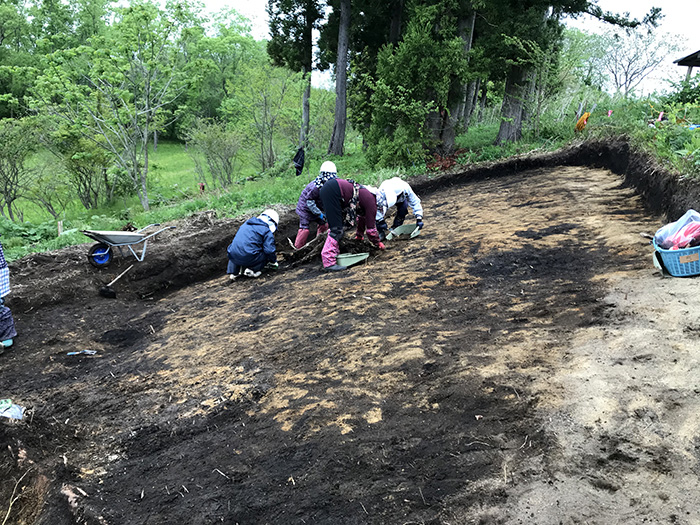 七戸町舟場向川久保(2)遺跡5月22日1枚目