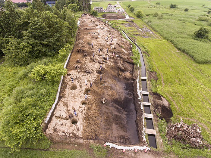 七戸町舟場向川久保(2)遺跡8月13日2枚目