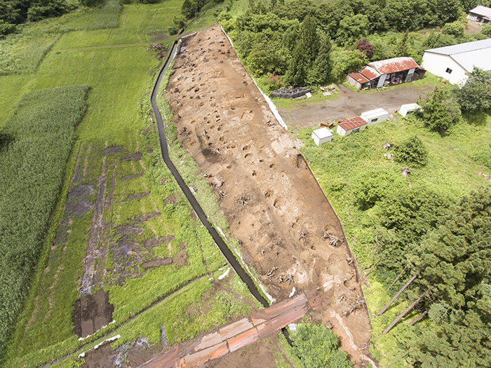 七戸町舟場向川久保(2)遺跡12月4日1枚目