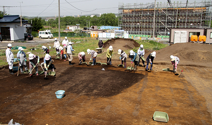 八戸市法霊林遺跡5月27日