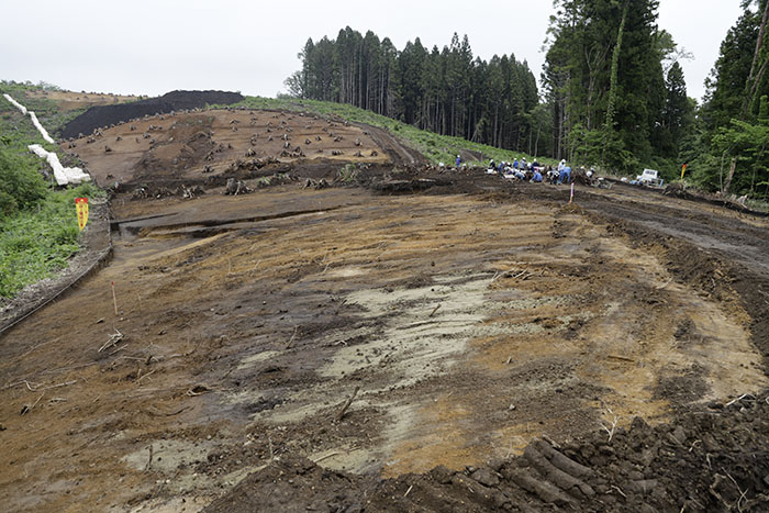 北熊ノ沢遺跡平坦部の調査