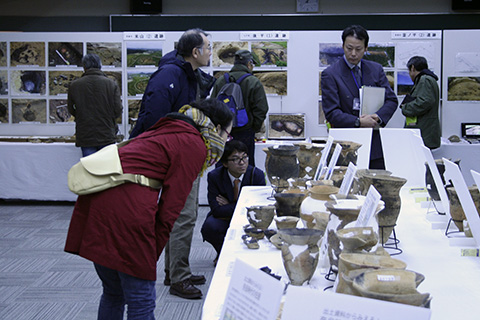 遺物展示の様子（特集展示）