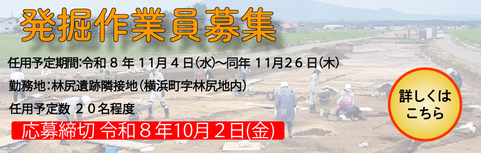 発掘作業員募集