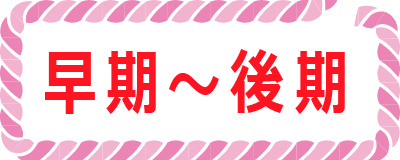 早期～後期ボタン