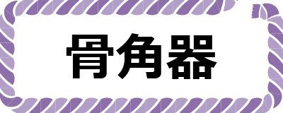 骨角器ボタン