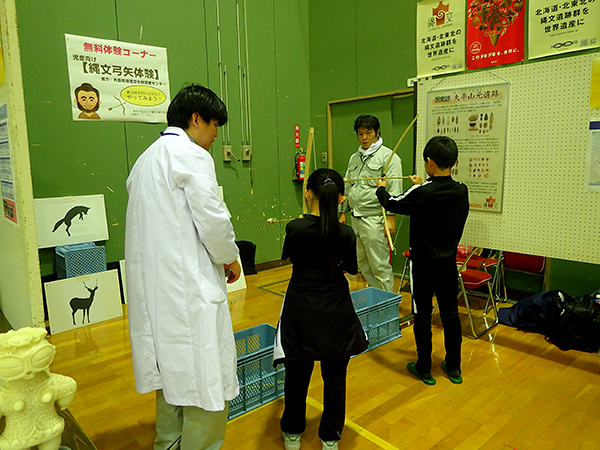 27日・模擬弓矢体験